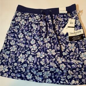 Dash Sharon Golf Skort NWT sz Med. Great floral pattern with draw waist comfort.